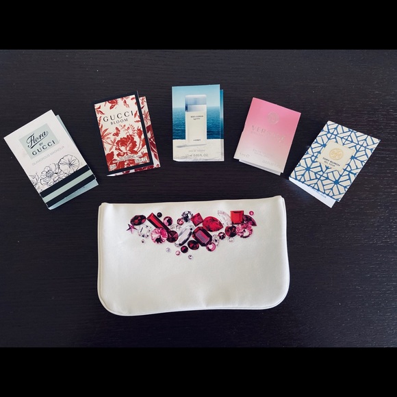 Sephora Official Gemstone Makeup Bag w Samples New